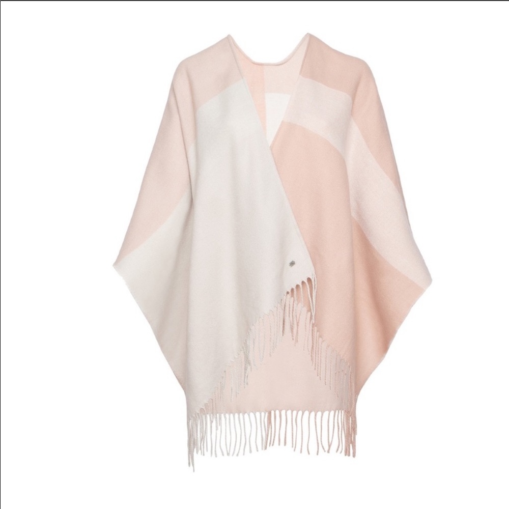 SOLD Soia & Kyo | Woven Scarfigan Fringe in Quartz - Picture 2 of 10